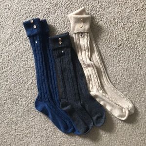 3 Pairs of Women’s Bearpaw Tall Boot Socks